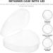Healvian Heart-Shaped Denture Holder & Braces Cleaner Cup - Portable Storage Case for Travel & Hygiene - 2-Piece Set - Buy Online on GoSupps.com
