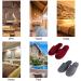 Teceyfeet 4 Pairs Guest Slippers Set | High-Quality Hotel & Bathing Slippers for Men & Women - International Shipping Available - Buy Online on GoSupps.com