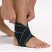 Unisex Adjustable Ankle Support Brace - Soft Compression Wrap for Injury Recovery & Stability - Buy Online on GoSupps.com