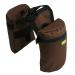 TrailMax Medium Horse Pommel Bags for Your Western Saddle Insulated Saddle Bags for Horses Camera or Cellphone Saddle Bag Secured W/Straps Around Pommel of Western or Endurance Saddles Brown