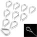 10Pcs 1/8 Wire Rope Chain Thimble for Boat Rigging | 316 Stainless | Anchor & Splicing Tool - Buy Online on GoSupps.com