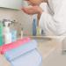 5-Pack Microfiber Makeup Towels - Washable 40x20 cm Reusable Face Cleaning Cloths Multicolored Makeup Remover - Buy Online on GoSupps.com