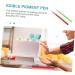 LALADEFIEE 2pcs Can Be Food Coloring Pen Dual Tip Markers Edible Ink Pens Edible Ink Baking Pen Cakey Plastic Red Green - Buy Online on GoSupps.com