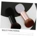 Set of 2 Makeup Cosmetic Tool Foundation Make-Up Powder Brush Cosmetic Brush Tool Dropshipping Painting Foundation Brush Blush Brush Double Brush Wooden Handle - Buy Online on GoSupps.com