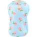 SMALLLEE_LUCKY_STORE Pet Peach Print Tee Shirt Puppy T-shirt with D-ring for Small Medium Dog Cat Boy Girl Soft Cozy Tank Top Cool Vest Yorkie Chihuahua Summer Clothes Blue M M blue - Buy Online on GoSupps.com