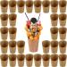 French Fries Paper Cups 100pcs Snacks Kraft Paper Cups Cones Trays Ice Cream Cups Holder Charcuterie Cups for All
