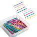 Hapy Shop 150 Pieces Color Bobby Hair Pins Hair Styling Clips with Storage Box for Women Colorful