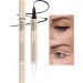 Black Eyeliner Pencil White Eyeliner Pencil Waterproof Eyeliner Pens Quick Drying Smooth Gel Eyeliner Tool Long Lasting Waterproof Eyeliner Two in One Eyeliner - Buy Online on GoSupps.com