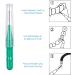 Magrimaxio Interdental Brushes - 50 Pieces in 5 Colors | Reusable Dental Cleaner in Multiple Sizes for Narrow Gaps - Buy Online on GoSupps.com