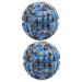 Gleavi 2st massage ball lacrosse massage massage roller Tour helping Fitness equilibrium training fascia ball for feet foot massage device Fitness-scooter yoga-ball foot vault scroll wheel tool 1x2pcs such as shown