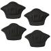 NOLITOY 2 Pairs Follow up Inserts for Shoes Women Comfort Shoe Accessories Track Shoes for Women Gym Sneakers for Men Shoes Pad Mens Sneakers Sneaker Pad Woman Heel Pad Sponge Protection Black 11.5x8cm