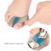 Saluaqui 4-Pack Toe Separator Corrector for Hallux Valgus - Prevent Overlap Reusable & Comfortable Solution for Overlapping Toes - Buy Online on GoSupps.com