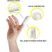 Dukal Finger Guards - Pack of 12 Plastic Guards for Professionals and Patients - Medium Size - Full Length - Disposable Medical Supplies for Fingers and Toes - Buy Online on GoSupps.com