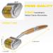 LOPHE Derma Roller 0.5mm Microneedle Derma Roller for Men and Women Professional Microneedling Derma Needling Micro Needle Roller Facial Wrinkles Hair Loss Stretch Marks Hair Regrowth Gold with storage box - Buy Online on GoSupps.com