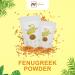 Ganna 100% Natural Fenugreek Seed Powder for Silky Shiny Hair - 0.22 LBS (100 GMS) - Buy Online on GoSupps.com