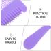 WOONEKY 2Piece Hair Cutting Comb DoubleSided Hair Thinning Razor Comb Styling Scissors Split End Trimmer for Thin and Thick Trimming Purple - Buy Online on GoSupps.com