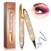 GXO BEAUTY Upgraded Self-adhesive Eyeliner Pen  5ML Big Capacity Eye Liner Pencil For False Lashes  Black Liquid Glitter Eyeliners  Free Magnetic Eye Line