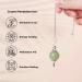 Buy Green Aventurine Pendulum | Natural Crystal for Reiki Healing & Dowsing - International Shipping - Buy Online on GoSupps.com