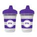BabyFanatic Sippy Cup 2-Pack - NCAA TCU Horned Frogs - Officially Licensed Toddler & Baby Cup Set