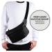 Hauck 2-in-1 Binkhuff & Stroller Pocket | Large Organizer Crossbody Bag for Men & Women | Adjustable Belt & Simple Buggy Fastening (Black) - Buy Online on GoSupps.com