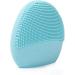 Mini Silicone Facial Cleansing Brush - FEITA Waterproof Silicon Face Cleaner and Electric Masager System for All Skin Types (Blue) - Buy Online on GoSupps.com