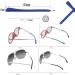 Celika Red Silicone Glasses Holder with Slipproof Ear Hooks & Replacement Pads - Perfect for Sunglasses and Eyeglasses - Buy Online on GoSupps.com