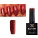 Bluesky Nail Gel Polish RED GLITTER Crystal Crimson Red Fine Glitter Shimmer SJ22 UV LED Soak Off 10ml