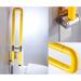 Bathroom Grab Bar Safety Support Rail Bathroom Toilet Handrails Folding Safety Railings for The Elderly and Disabled Slip-Free Accessibilit - Buy Online on GoSupps.com