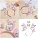 JSGHGDF Glittering Powder Headband Aesthetic Butterfly Hairhoop Festival Headdress Girls Party Headwear Valentines Hairpiece - Buy Online on GoSupps.com