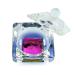 1 pc Rainbow Glass Crystal Acrylic Liquid Holder Dish Dappen Dish Glass Cup with Lid Bowl for Acrylic Powder Monomer Nail Tool HJ-NAPB019 (Square Shape) HJ-NAPB019-Square