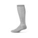 MDR Diabetic Over the Calf Length Crew Socks (12 Pair Pack) Seamless Cotton Blend Made in USA (Gray 10-13) 10-13 Gray