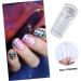 Beatifufu 4 Fully Transparent Handle with Lid Silicone Seal Nails Accessories Jelly Stamper for Nail Art Nail Polish Nail Art Stamping Kit Nail Kit for Manicure Tools Image Plastic - Buy Online on GoSupps.com