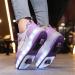 Adjustable LED Roller Skates for Kids - Purple Retractable Sneakers with Wheels | Boys & Girls Outdoor Sports - Buy Online on GoSupps.com