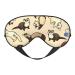 Hairy Ferret print Unisex Sleeping Eye Mask Soft Blocking Eye Mask Adjustable Strap Sleeping Face mask