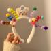 xbiez 3D Plush Animal Doll Headband for Women Girls Hair Accessories Colorful Twisted Rods Cartoon Hair Hoop Makeup Headdress White tiger - Buy Online on GoSupps.com