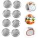 Sosoport 30pcs Mason Jar Lids Electric Wok Wide Mouth Jar Lids Tin Discs for Mason Jar Screw Caps Reusable Storage Covers Reusable Canning Lids Strainer Lid Jam Sugar Bowl Ordinary Tinplate Silver 8.6X8.6X0.2CM - Buy Online on GoSupps.com