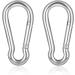 Marine Grade 316 Stainless Steel Carabiner Clips, Heavy Duty 4 Inch, 2 Pack - for Gym & Outdoor Activities - Buy Online on GoSupps.com