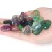 XIANNVXI 10 Pcs Fluorite Crystals Heart Natural Fluorite Crystals Gemstones Set Polished Love Palm Pocket Stones Reiki Crystal Beginners Gifts Clear - Fluorite