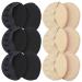 FOMIYES 6 Pairs Forefoot Half Socks Heel Protector Pads Heel Pads Heel Cushion Inserts Foot Cushions for Heels High Heel Cushions Shoe Heel Pads Loose Women's Insole Sponge