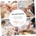 Palettes de M lange Annulaires pour Nail Art 2 Pi ces Format Mini Effet Marbre Blanc et Rose pour Passionn es Manucure et Cr ation Nail Art Domicile et v nements - Buy Online on GoSupps.com