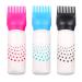UNVOJL 3 Pack Hair Dye Bottle Root Comb Applicator Bottle Polka Dots Applicator Bottles Hair Dyeing Bottles for Salon