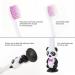 6 Pack Kids Panda Toothbrushes - Extra Soft BPA-Free with Suction Cup Storage - For Boys and Girls Toddler Toothbrush - Age 3 - Buy Online on GoSupps.com