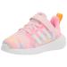 adidas Unisex-Child Fortarun 2.0 Running Shoe Toddler (1-4 Years) 7 Toddler Clear Pink/White/Bold Gold (Elastic)