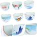 Alipis 6pcs Cup Viscious Fun White Outfits House Party Tea Bowl Hand-Painted Ceramic Tea Ware Fine Mug As Shown 7X7X4.5CM - Buy Online on GoSupps.com