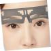 Baluue 2pcs Eyebrow Ruler Brow Guide Template Eyebrow Tools Brow Mapping Eyebrow Tracer Stainless Steel 20x4.8cm As Shown - Buy Online on GoSupps.com