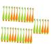 Healvian 30 STK Carrot toothbrush Bulk toothbrushes Cartoon-toothbrush travel toothbrush soft children's toothbrush mouth cleaning brush for babies removal ear pp pet travel detergent