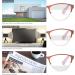 Progressive Multifocus Reading Glasses - Computer Blue Light Blocking for Men & Women - No Line Multifocal Readers with Spring Hinge - Bronze 3.0x - Buy Online on GoSupps.com