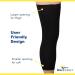 Brace Direct Knee Brace Undersleeve for Skin Protection - Large/X-Large (1 Pack) - Buy Online on GoSupps.com