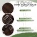 Hetto Brown Clip-In Extensions | Remy Real Hair | Dark Brown #4 | 120g 35cm | Premium Quality Hair Recovery - Buy Online on GoSupps.com