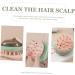 Tovinanna Silicone Shampoo Brush - Scalp Massager & Hair Washing Comb for Ultimate Relaxation - Buy Online on GoSupps.com